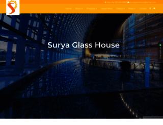 suryaglasshouse.in screenshot