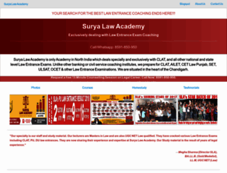 suryalawacademy.com screenshot