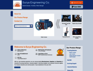 suryamachinery.com screenshot