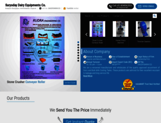 suryodaydairyequipments.com screenshot