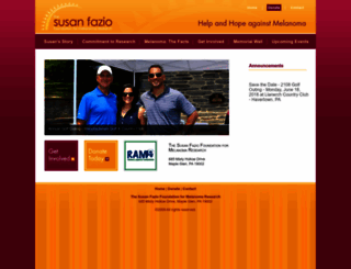 susanfazio.org screenshot