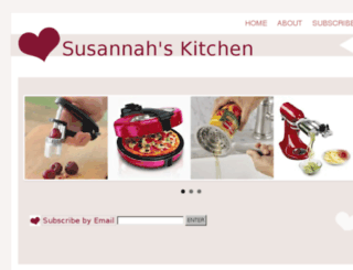 susannahskitchen.com screenshot