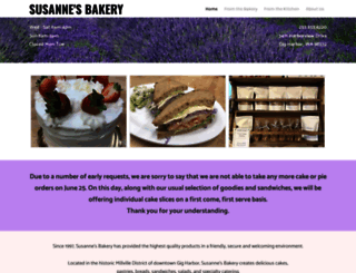 susannesbakery.net screenshot