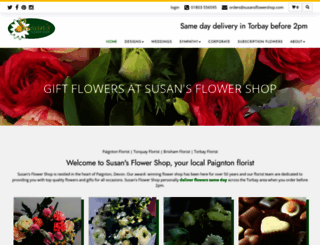 susansflowershop.com screenshot