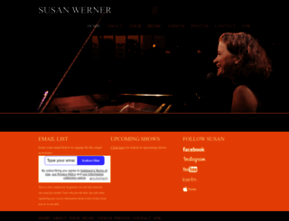 susanwerner.com screenshot