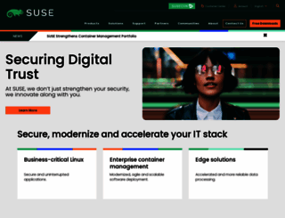 suse.com screenshot