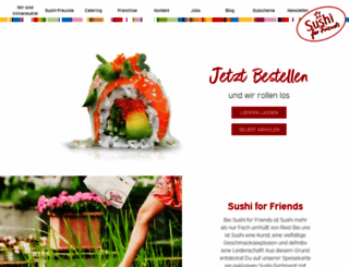 sushi-for-friends.de screenshot