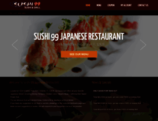 sushi99orlando.com screenshot