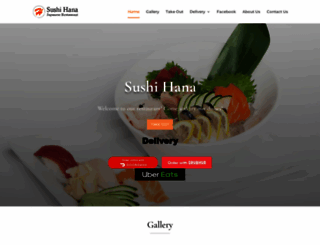 sushihanaboulder.com screenshot