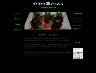 sushihanakaty.com screenshot