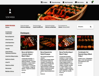 sushiinkasa.com.br screenshot