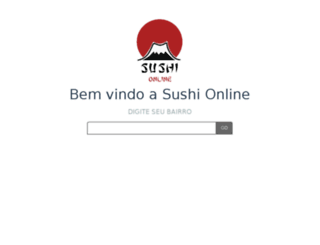 sushionline.com.br screenshot