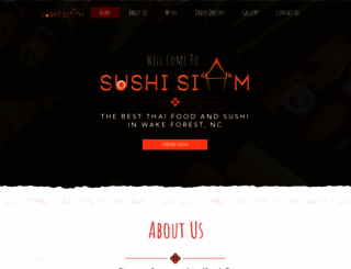 sushisiamnc.com screenshot