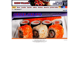 sushivillagepoughkeepsie.com screenshot