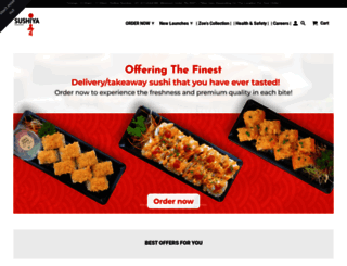 sushiya.myshopify.com screenshot