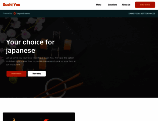 sushiyoubloomfield.com screenshot