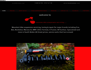 suspensioninc.co.uk screenshot