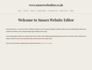 sussexwebeditor.co.uk screenshot