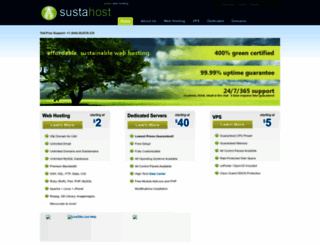 sustahost.com screenshot