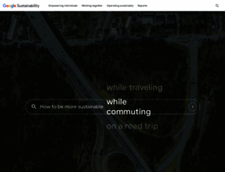 sustainability.google screenshot