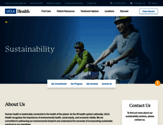 sustainability.uclahealth.org screenshot