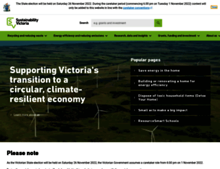 sustainability.vic.gov.au screenshot