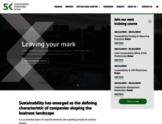 sustainabilityknowledgegroup.com screenshot