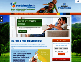 sustainableair.com.au screenshot