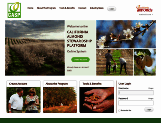 sustainablealmondgrowing.org screenshot