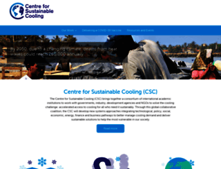 sustainablecooling.org screenshot