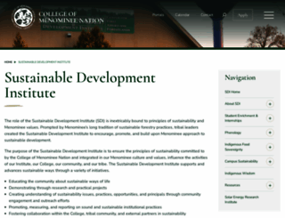 sustainabledevelopmentinstitute.org screenshot