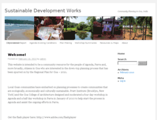 sustainabledevelopmentworks.com screenshot