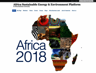 sustainableenergyinafrica.ning.com screenshot