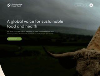 sustainablefoodtrust.org screenshot