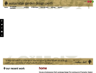 sustainablegardendesignperth.com screenshot