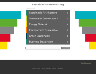 sustainablenetworks.org screenshot