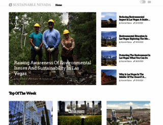 sustainablenevada.org screenshot