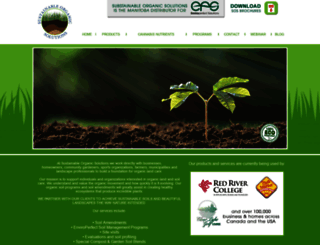 sustainableorganicsolutions.ca screenshot