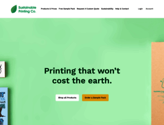 sustainableprintingco.com.au screenshot