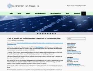 sustainablesources.com screenshot