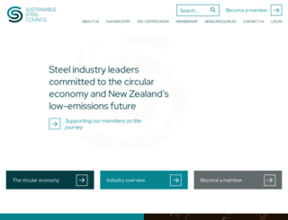 sustainablesteel.org.nz screenshot