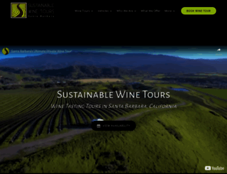 sustainablevinewinetours.com screenshot