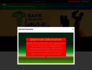 sutexbank.co.in screenshot