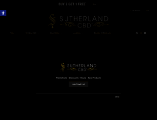 sutherlandcbd.com screenshot