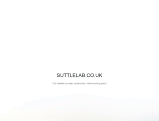 suttlelab.co.uk screenshot