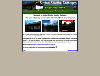 suttonstaithecottages.co.uk screenshot
