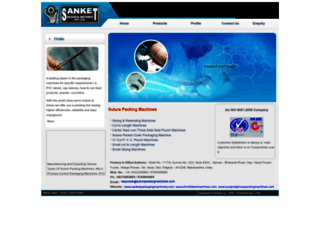 suturepackingmachines.com screenshot