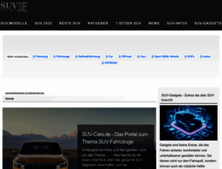 suv-cars.de screenshot