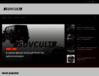 suvcult.com screenshot