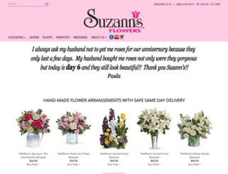 suzanns.com screenshot